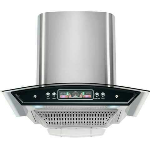 Stainless Steel Finish Electric Chimney