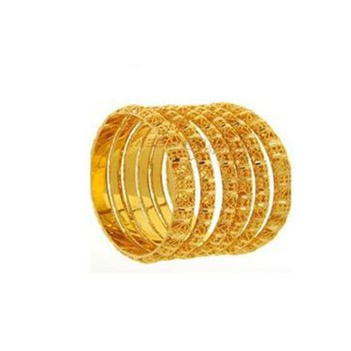 Fine Sheen Gold Bangles - Premium Quality Gold, Various Sizes Available | Classy and Stylish Designs