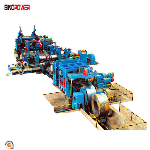 Blue Industrial Metal Slitting Machine