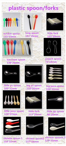 100% Food Grade Disposable Plastic Spoon