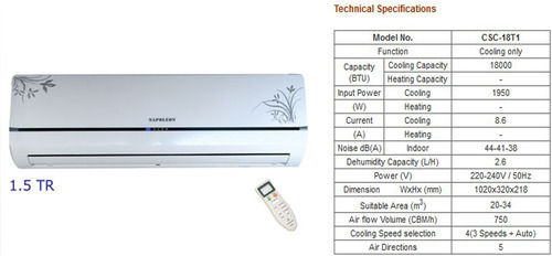 Split Air Conditioner (1.5 Ltr)