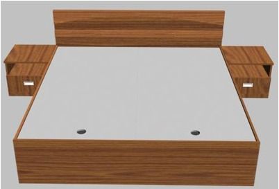 Termite Proof Wooden Bed - Solid Hardwood, Queen Size, Natural Finish | Comfortable, Durable, Reliable, Robust Design for Quality Sleep