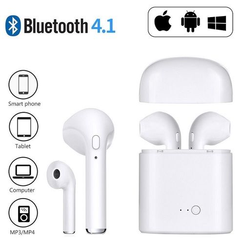 White Color Wireless Earphone