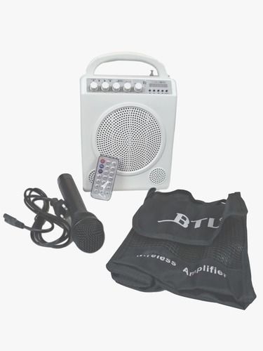 White Saatvik Portable Wireless Teaching Amplifier Btl Se-730 With Free Bag