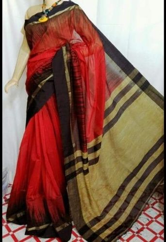 Cotton Silk Handloom Ikkat Saree