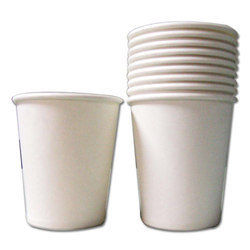 Disposable Paper Tea Cups - White, Eco-Friendly Paper Material, Perfect for Hot Beverages