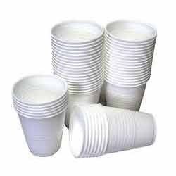 White Fine Finish Disposable Paper Cups