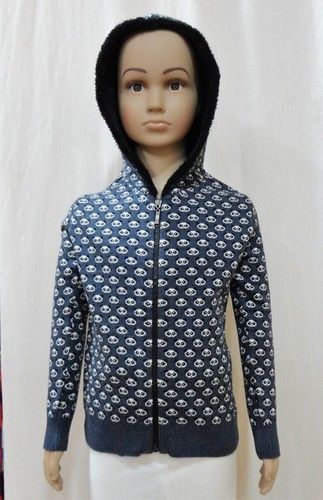 3 Colors Jacquard Boy Kid Hooded Sweater