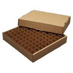 Brown Perfect Finish Partition Corrugated Boxes