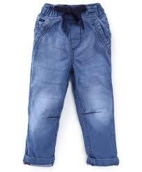 ड्राई क्लीनिंग प्लेन और सॉफ्ट ब्लू जींस