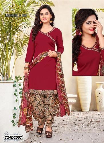 Unstitched Stylish Patiala Suit