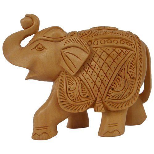 Wood Top Rated Wooden Carved Elephant