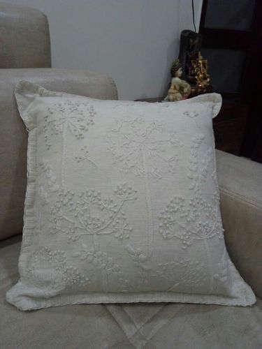 Hand Embroidered Cotton Cushion Cover