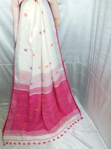 Mix Print Bhagalpuri Linen Sarees