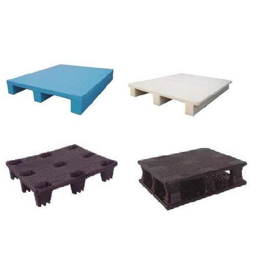 Plastic Pallets - Roto Moulded Plastic, Available in Flat Top, Corrugated Top, Perforated Top | Ideal for Pharma and Food Hygiene, Dynamic and Static Storage