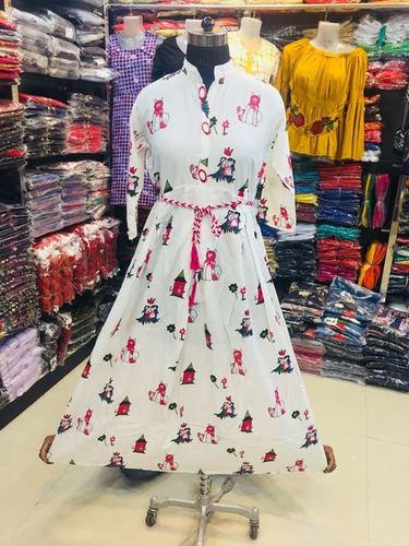 Printed Rayon Ladies Kurti