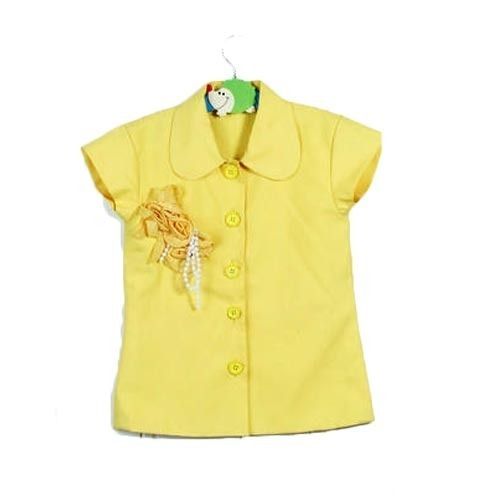 Baby Girl Top With Collar