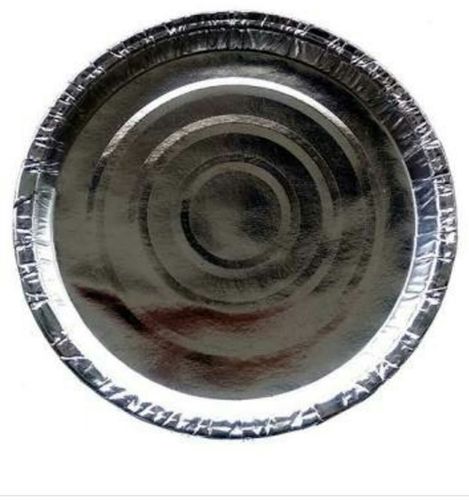 Silver Foil Disposable Paper Plates