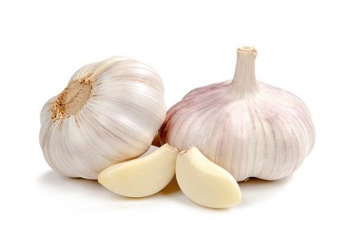 Fresh Organic White Garlic - Whole Cloves, 6-8 Inches | Strong Garlic Flavor, Rich in Nutrients