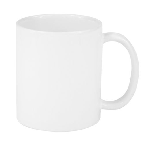 11oz. Ceramic White Coated Mug (Grade A)