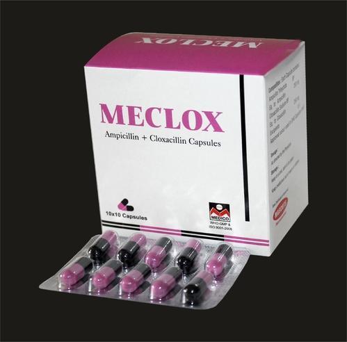 Meclox Capsules (Ampicillin And Cloxacillin)