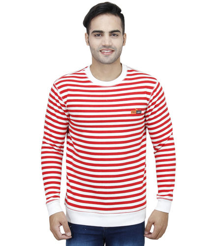 Multicolor Men Full Sleeve T Shirt