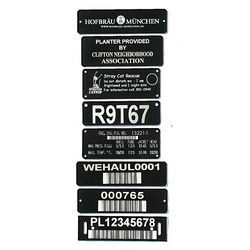 Accurate Anodized Aluminum Tags