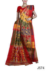 Handloom Jamdani Saree - Premium Cotton Fabric, Elegant Traditional Weaving, Exquisite Patterns and Designs, Luxury Finish