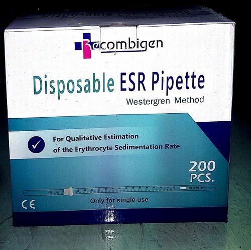 Plastic Esr Pipette Disposable Rubber