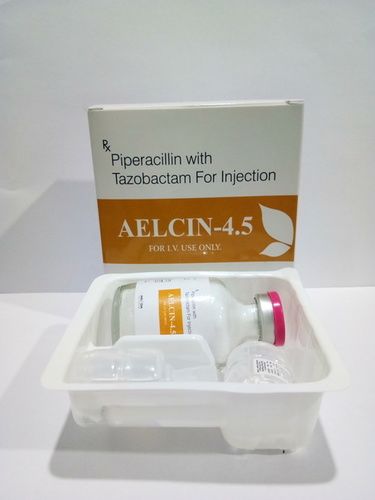 Piperacillin Tazobactam Injection - 4 mg Piperacillin, 0.5 mg Tazobactam | Flexible Vail Pack, Pharma Franchise Available