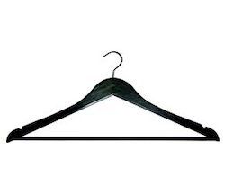 Black Chrome Wooden Hanger