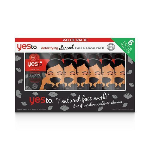 Yes To Detoxifying Charcoal Paper Mask