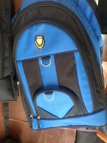 Black and Blue School Backpack