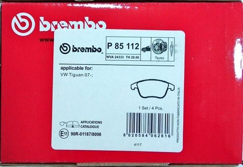 Brembo Brake Pad For Vento After 2011