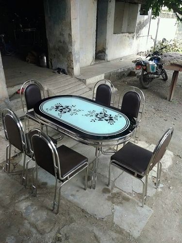 Glass Top Dining Table