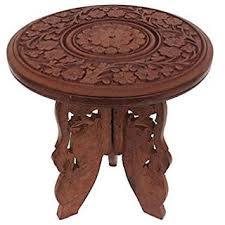 Round Shape Wooden Table