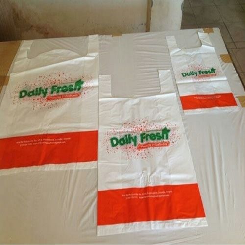 Black Reliable Performance Printed Plastic Bag