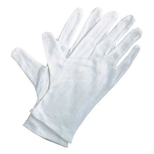 Plain White Banian Gloves