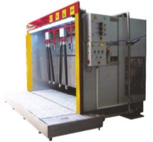 संचालित करने में आसान स्प्रेइंग और ब्रशिंग बूथ