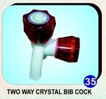 Two Way Crystal Bib Cock