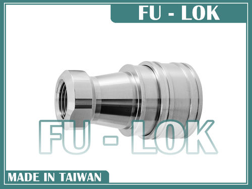 Stainless Steel Fu-Lok Ss Twin Valve Quick Coupling (Nitto Sp Coupla Type)