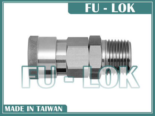 Stainless Steel Ss Single Valve Quick Coupling (Nitto Hi Cupla Type)