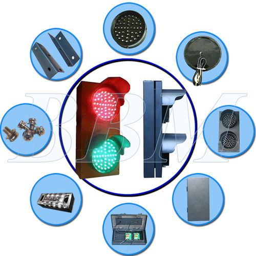 सड़क सुरक्षा के लिए 100 मिमी रेड ग्रीन बॉल ट्रैफिक सिग्नल लाइट