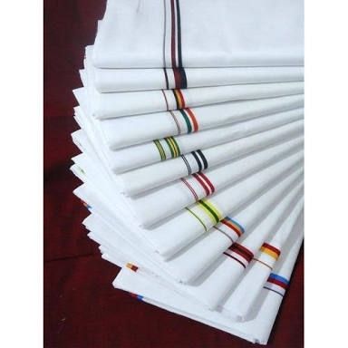 Pure White Cotton Dhoti