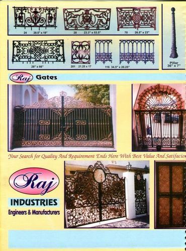 Custom Designer Cast Iron Main Gates