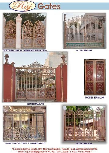 Any Color High Quality Cast Iron Gates