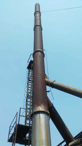 Oil Fired Boiler With Chimney