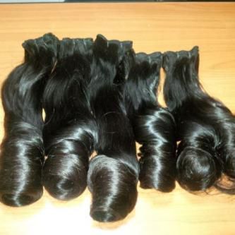 Black French Curly Human Hair