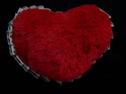 Red Color Heart Pillow