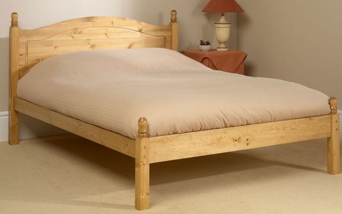 Simple Low Height Wooden Bed